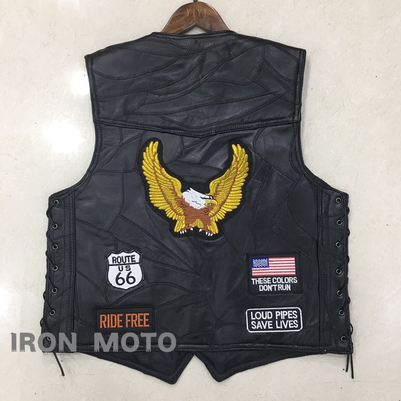 Riding Jacket Leather - YENI Motosiklet Yelekleri Erkekler Cafe Moto
