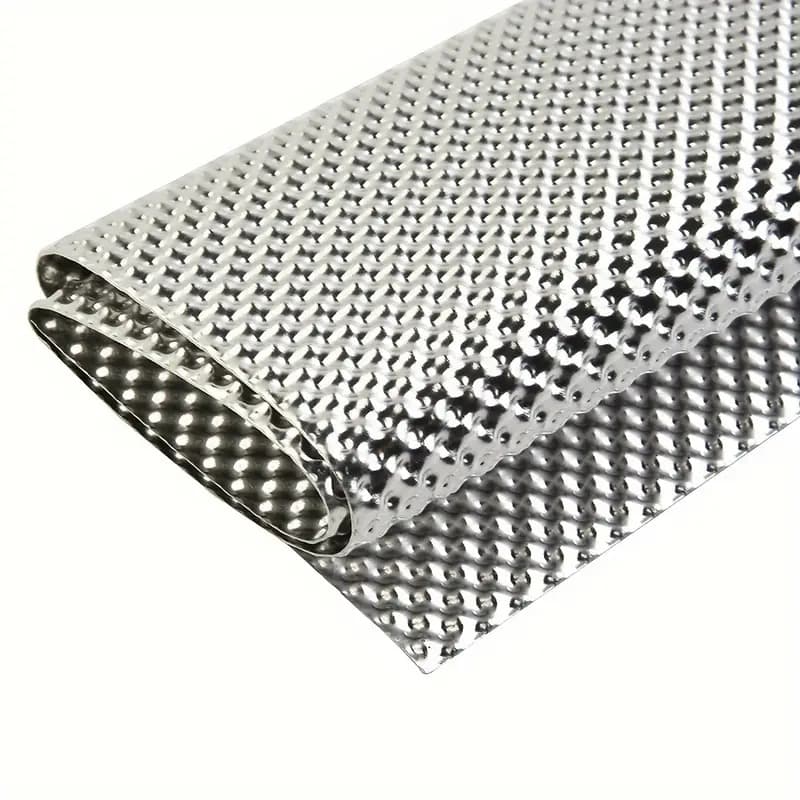 Exhaust Wrap Titanium - 2 adet araba egzoz kabartmalı alüminyum