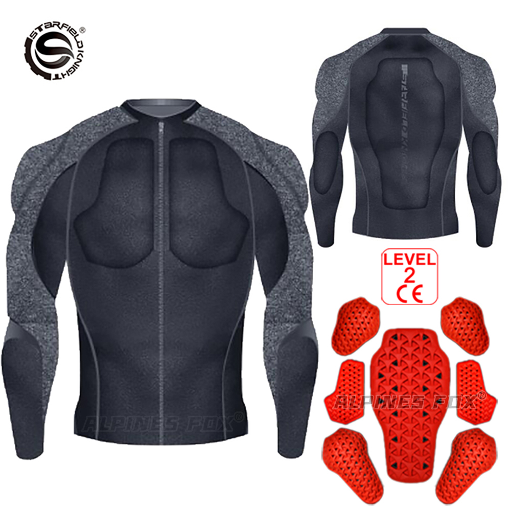 Motorcycle Gear Fox - Yaz Erkekler Motosiklet Yumuşak Zırh Ceket