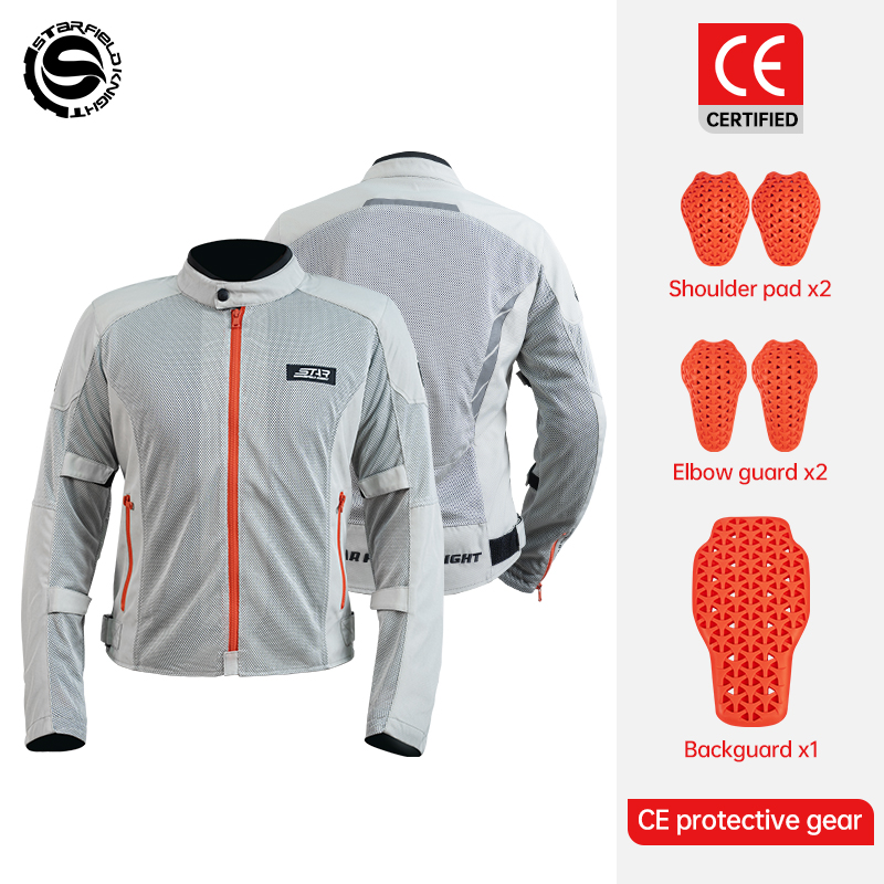 Gearx Motorcycle Jacket - Yıldız Alanı Şövalye Motosiklet Ceketi İlkbahar&Yaz