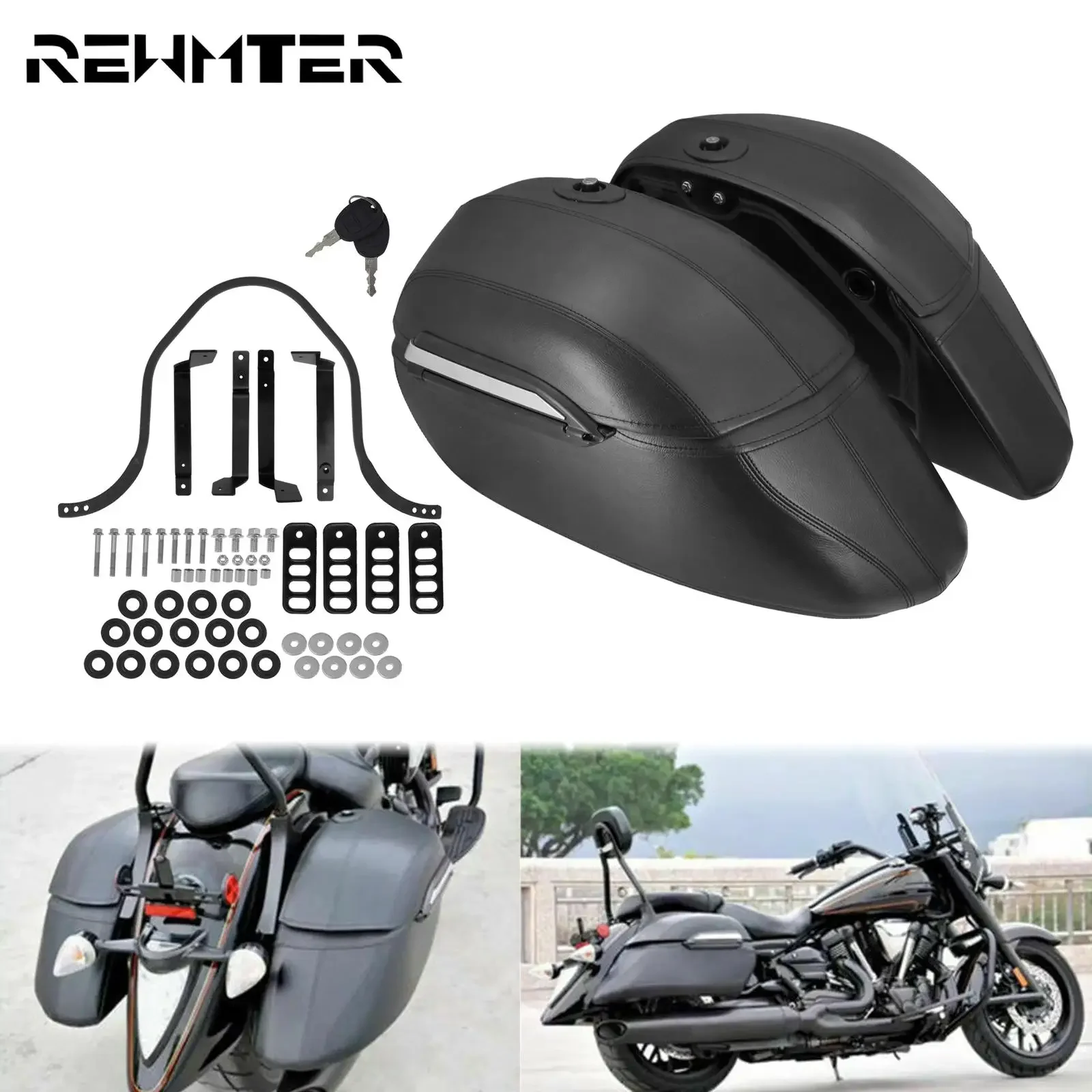 Motorcycle Gear Bag - Motosiklet Sert Çantaları Heybe Çantası Bagaj