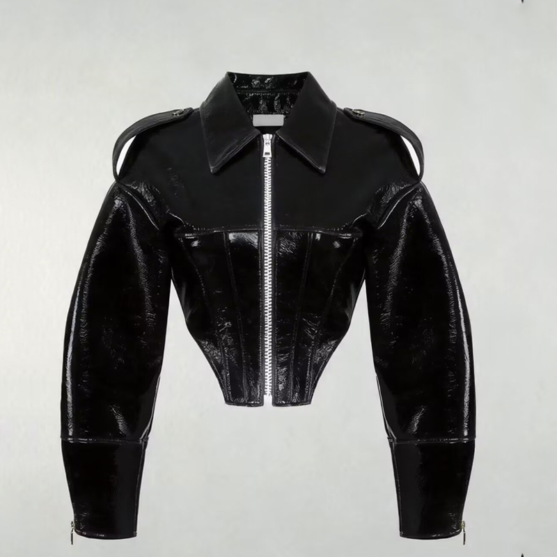 Vintage Kadın Patent Deri Ceke - Riding Jacket Leather incelemesi ve fiyatı