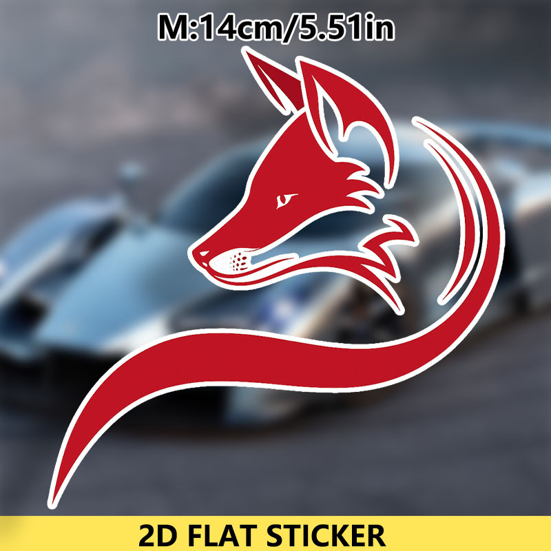 1 adet şık tilki Anime vinil y - Motorcycle Gear Fox incelemesi ve fiyatı