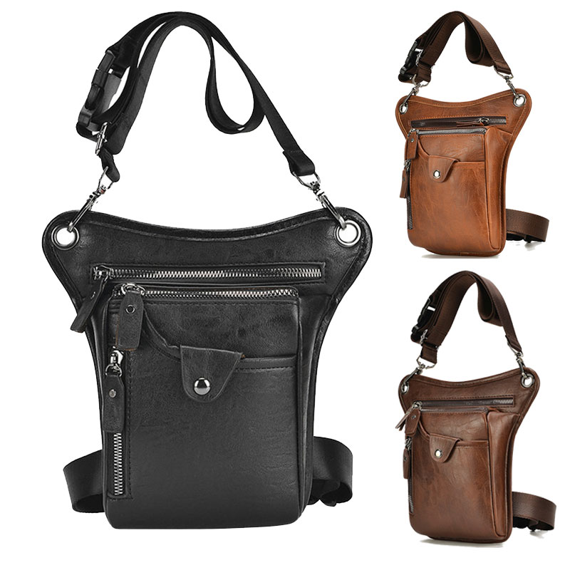 Vintage erkekler bel fanny pak - Motorcycle Gear Bag incelemesi ve fiyatı