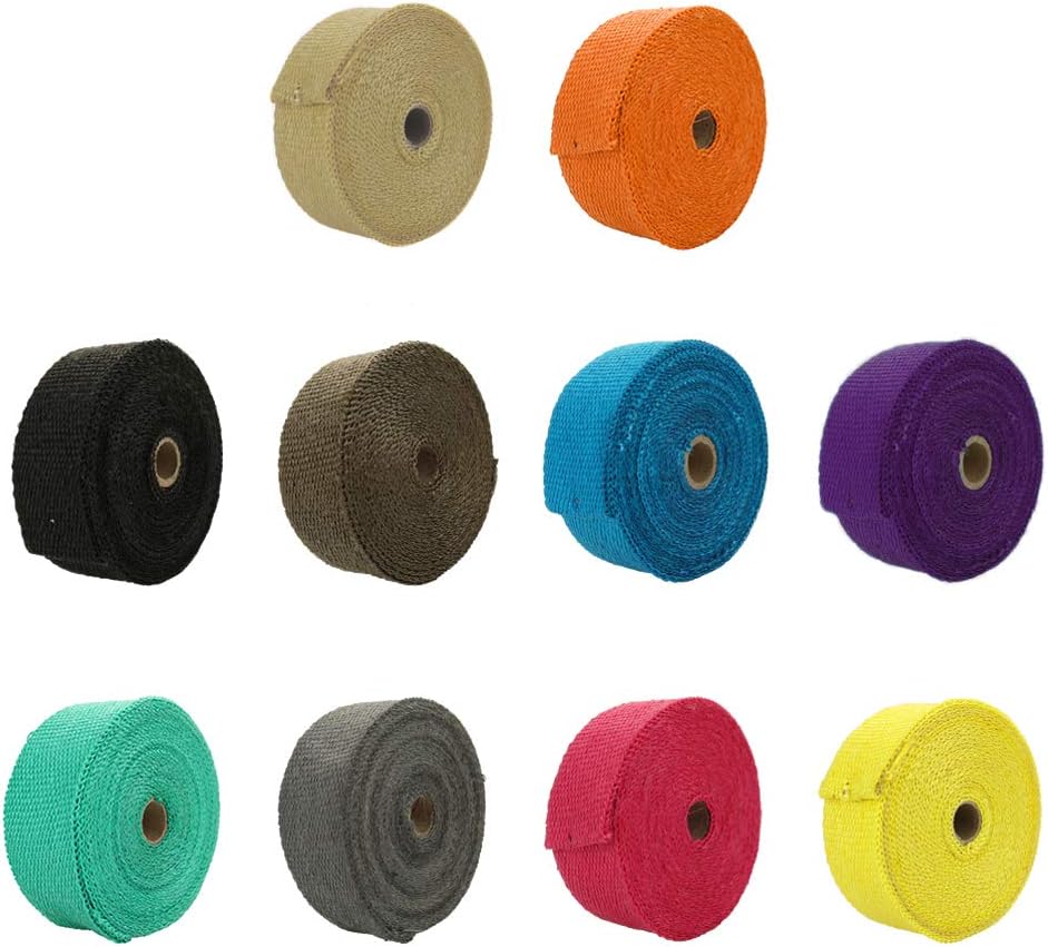 Yüksek Kaliteli Fiberglas 1M 5 - Exhaust Wrap Titanium incelemesi ve fiyatı