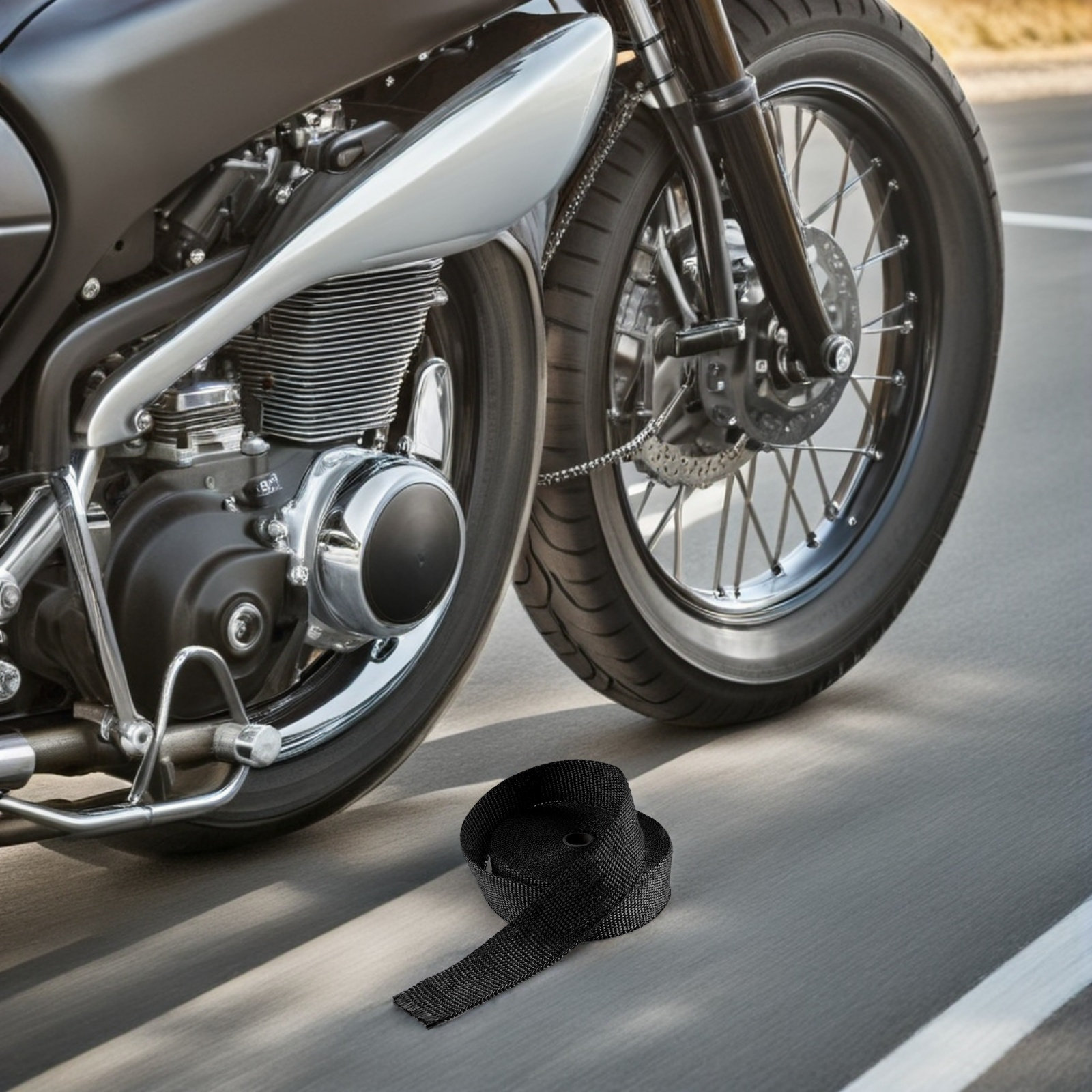 10 Adet Egzoz Isı Sargısı Rulo - Exhaust Wrap Titanium incelemesi ve fiyatı